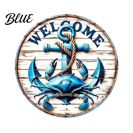 Nautical Wall Art Decorative Hanging Sign Lightweight Wooden Sign with Marine Elements