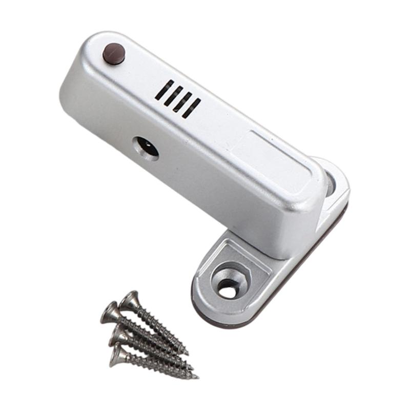 

Double Security Door Latches With Anti Pry Steel Bolt And Easy Installation for Apartments Offices And Rental Homes серебряный