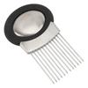Onion Slicing Holder Multi Purpose Ergonomic Stainless Steel Onion Slicing Assistant Tool for Vegetable Potato