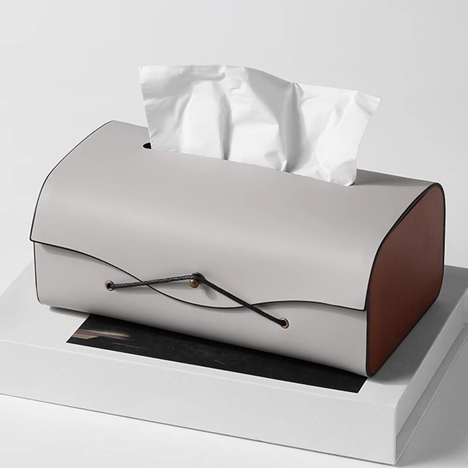 

Tissue Box Cover Tissue Dispenser Paper Tissue Box Holder Creative Decorative серый