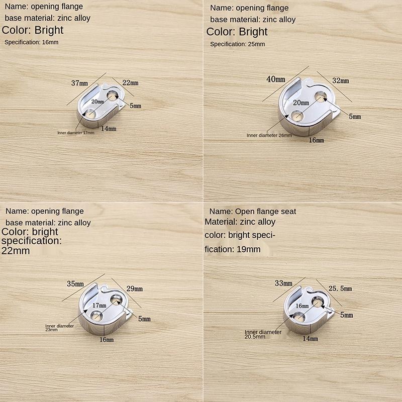 Aluminum Decorative Malleable Iron Floor Wall Flange Flange Piece Hardware Tool Fittings