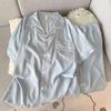 Men's Luxury Pajama Set Solid Color Short Sleeve Lapel Top And Elastic Shorts Plus Size Pajamas Summer Loungewear Sleepwear