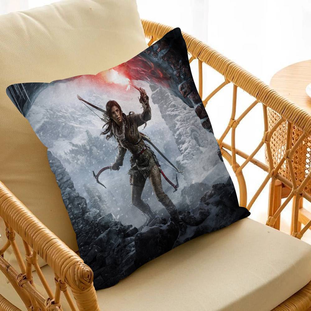 1pc Tomb Raider Game Pillow Anime Pillow Sofa Bed Head Pillow Cover Cushion Cover Fashion