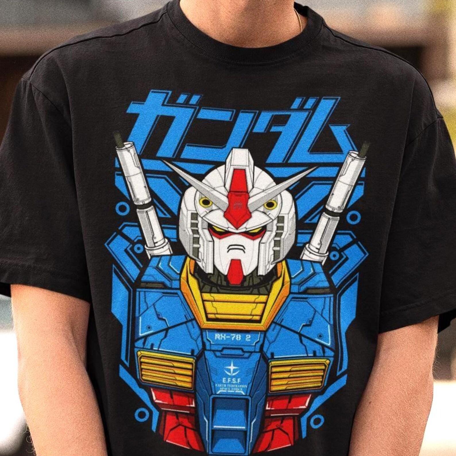 Gundam RX-78-02 Shirt -Vintage 90s Robot Anime Tee,Mobile Suit Gundam Tshirt XL