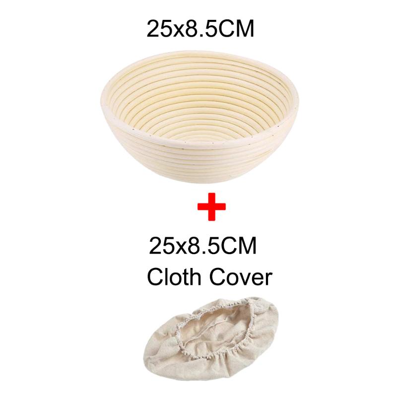 Vine Bread Fermentation Basket, Natural Oval Rattan Core Dough, Bread Fermentation Sour Dough Bread Basket Used for Baking