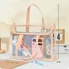 Mesh Test Paper Storage Bag Multifunctional Tutoring Bag Student Tote Bags  School Office Supplies