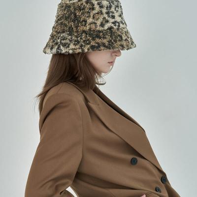 MAD FACTORY Leopard Bucket Hat - Black, Brown