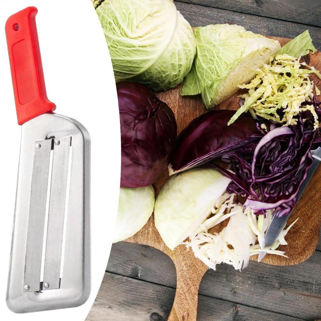 Food Slicer for Kitchen Stainless Steel Veggie Shredders Tool Kitchen Food Shredding Aid With Non-slip Base for Salads Stir-fry