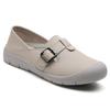 Little white shoes women's spring cowhide thick-soled women's shoes hollow lazy shoes soft-soled breathable casual shoes