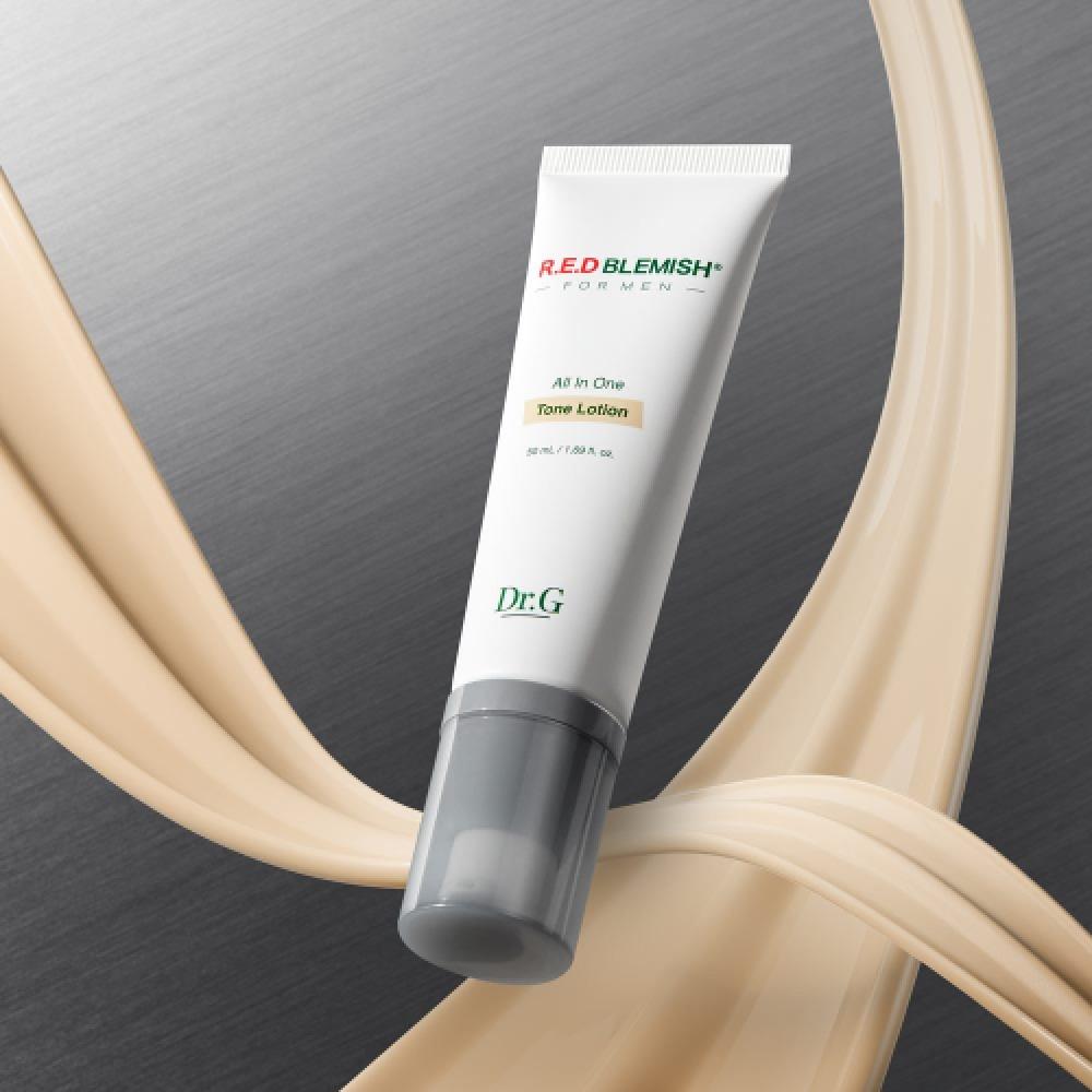 Dr.g [4-in-1 Einfache Ausreinigungsvorbereitung] Rote Flecken Für Männer All-in-One Toner Lotion 50ml