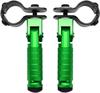 Vilom Passenger Foot Pegs - Universal Metal Rear Foot Pegs Pedal, Anti-Slip Foldable Bike