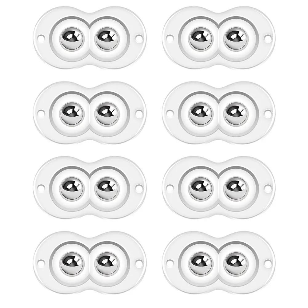 Double Bead Wheels Furniture Rollers Furniture Moving Increased Load Capacity Smooth And Quiet 360 Degree Rotation