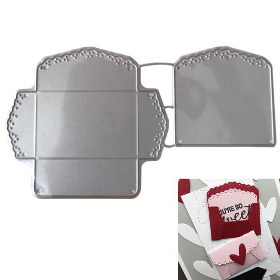 Zarf Posta Metal Kesme Kalıpları DIY Scrapbook Kabartma Kağıt Kartları El Sanatları Şablonu