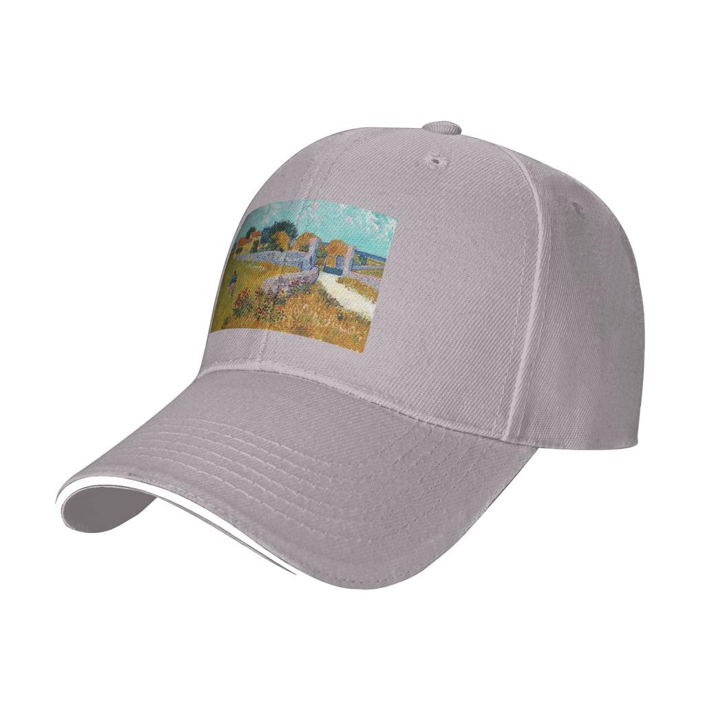 Farmhouse In Provence  Vincent Van Gogh Cap Baseball Caps Adjustable Hat Hip Hop Summer Unisex Baseball Hats Customizable