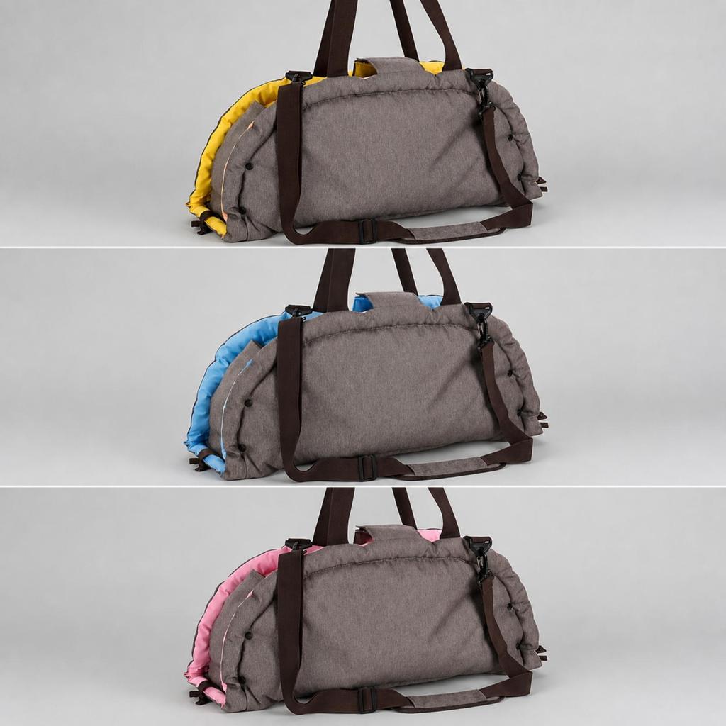 Space-Saving Cat Carrier | Portable, Soft-Sided, canine transport bag, for Car