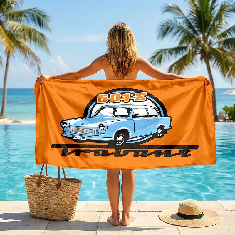 Trabant Mode Strandtuch: Ideal für Sommerabenteuer Weich, saugfähig und schnell trocknend geeignet zum Schwimmen und Baden