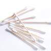 Dual-Ended Cotton Swabs for Ear Cleaning & Makeup Removal - Pointed Wooden Sticks & Disposable Cotton Balls