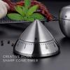 Kitchen Timer Stainless Steel Mechanical Cooking Timer Manual Countdown Timer 60 Minutes Alarm Sound