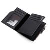 Zipper Men Coin Purse Waterproof Business Card Holder Fashion PU Leather Wallet  Business