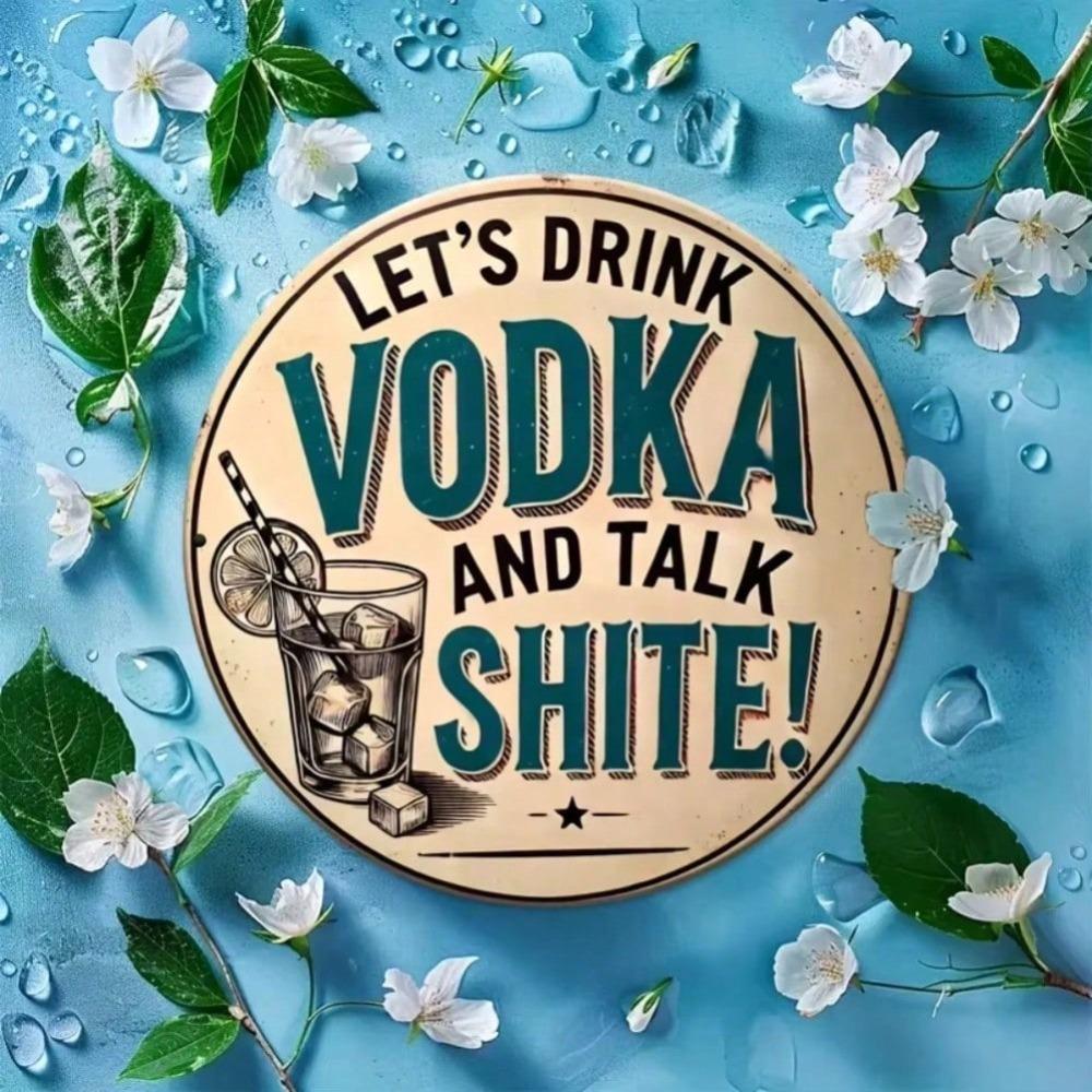 Retro Metal Tin Sign Beverage Art Vintage Poster Man Cave Pub Decor Wall Decoration