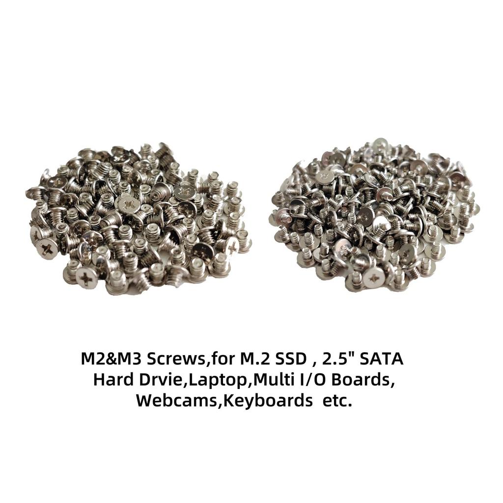 M2 and M3 Screws for M.2 SSD,PCIe NVMe.M2 and M3 Screws for Laptop (80pcs)