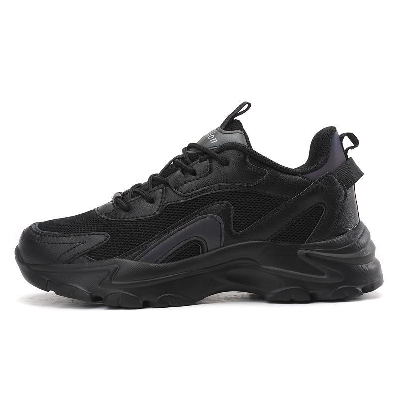 Women's Winter Student Lightweight Soft Sole Fashion Versatile Shock Absorbing Sports Running Shoes Pedicure Daddy Shoes
