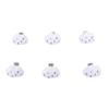 16pcs Duvet Pin Prevent Quilt Shifting Detachable Cloud Shape Comforter Button Clips for Quilt Cushions Curtains White