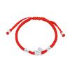 Sterling Silver 999 Zodiac Horse Red Rope Luxury Bracelet in Chinese Style