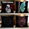 Beliebte S-Sspiritboxed Kissenhülle Weich Waschbar Kissenbezug Vielseitig für Sofa Bett Reise Bürogebrauch