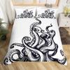 Octopus Bedding Set Twin Octopus Tentacles Bed Duvet Cover Sea Animals Comforter Cover Ocean Theme Quilt Cover With 2 Pillowcase
