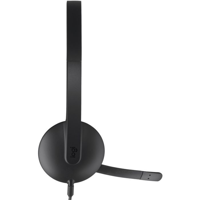 Casque - Filaire - Logitech - H340 - USB - Anti-parasite - Noir