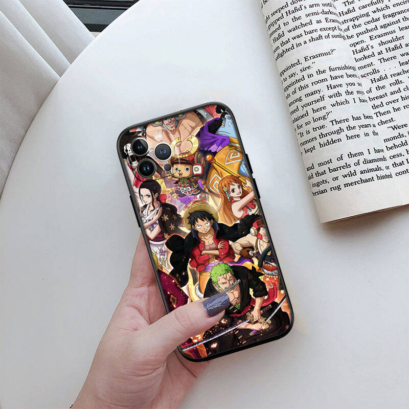 MH114 One Piece Cortoon Phone Shell Case for iPhone 7 8 11 12 13 14 15 16 17 16E XS Pro Max XR X SE Air