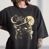 The Cure Band Cat Pattern Tshirt Gothic Black Cat Pattern Unisexs Tshirt Summer New Casual Fashion Unisex