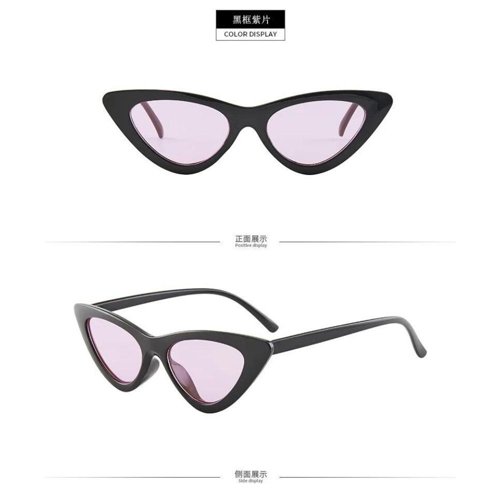 Vintage Cat Eye Sunglasses Women Sexy Retro Small Cat Eye Sun Glasses  Designer Colorful Eyewear For Female