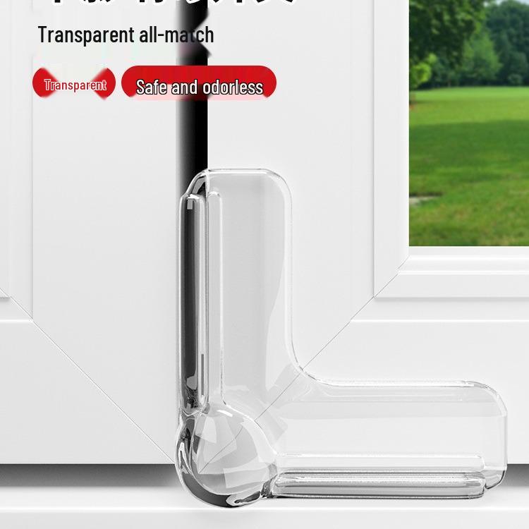 Right Angle Glass Anti-Collision Corner Protector for Inward Opening Windows