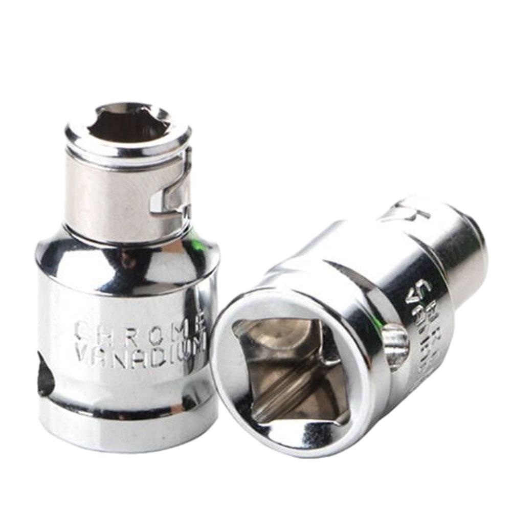 3/8 Vierkant auf 1/4 Sechskant Verbinder Stecknuss Adapter Schnellverschluss Schraubendreher Bit Halter Schlagschrauber Stecknuss Handwerkzeuge