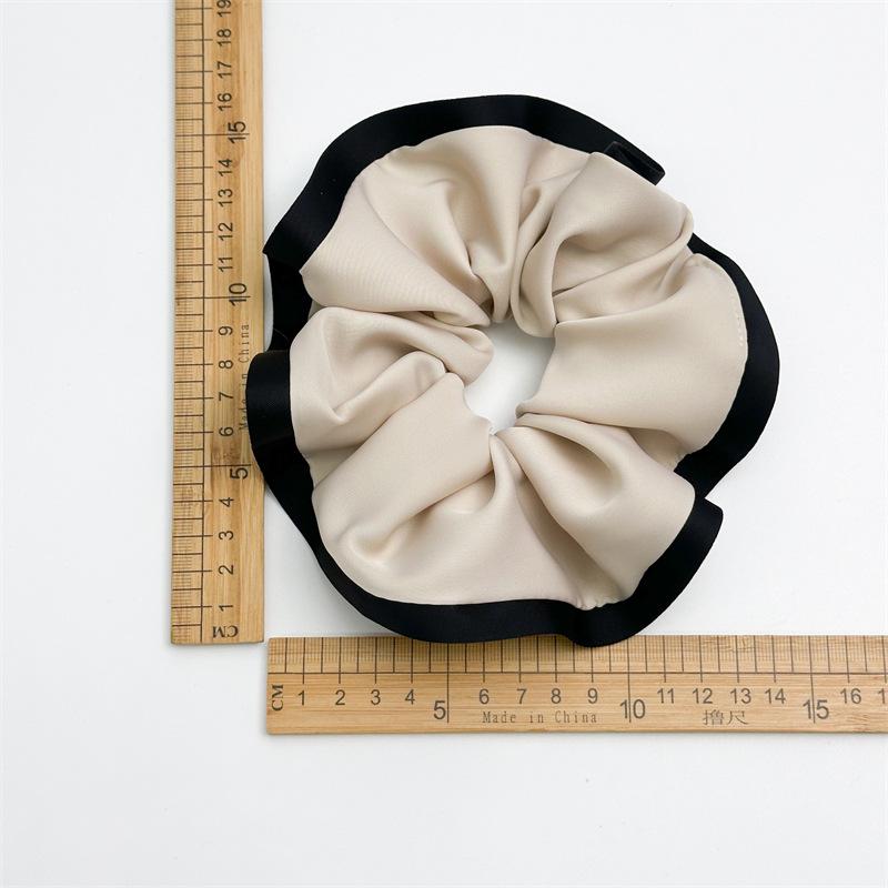 13cm Clouds Style Black White Scrunchies for Women Elastic Hair Bands Ponytail Holders Tie Rubber Bands Women Hair Ring