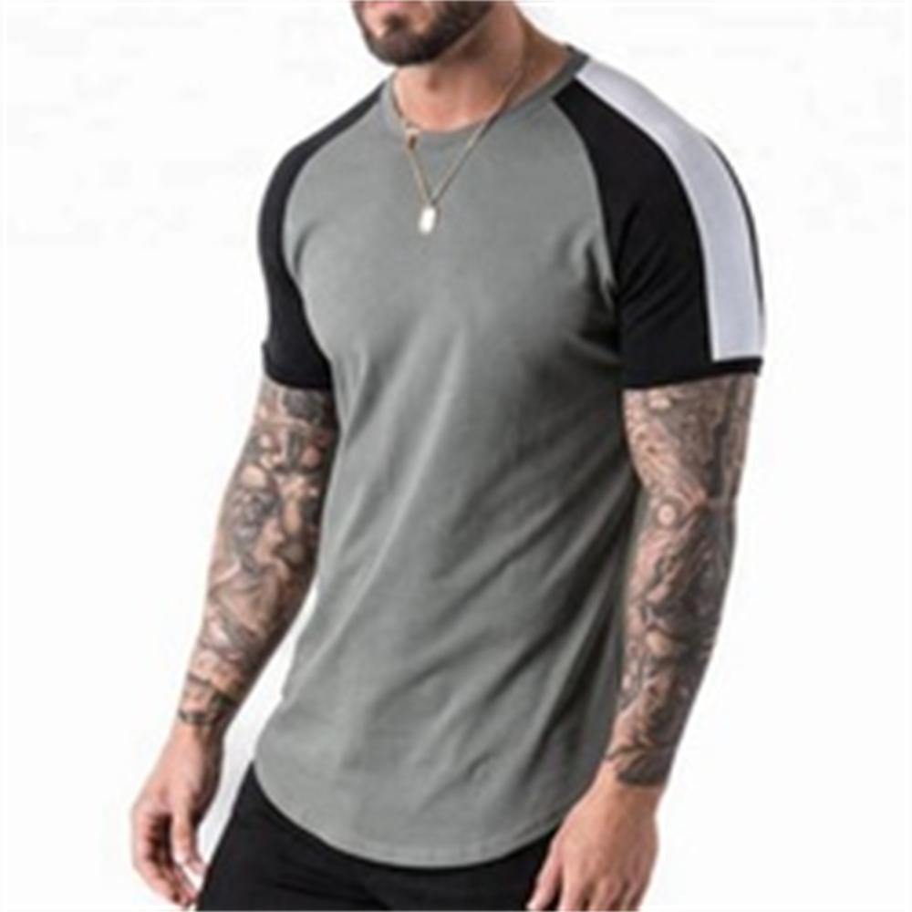Men's Striped T-shirt Retro 3D Printed Short Sleeved Top T-shirt Men's Clothing