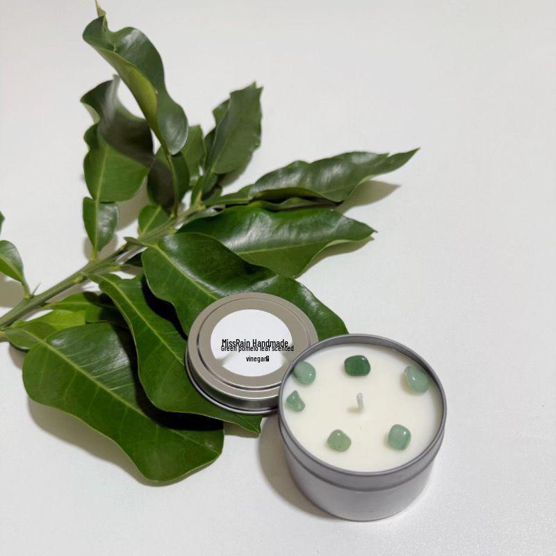 Handmade Sage, Palo Santo, and Cedar Soy Wax Candle for Indoor Air Purification