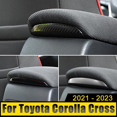 Stainless Steel Car Rear Console Armrest Garnish Trim Strips Cover Stickers For Toyota Corolla Cross XG10 2024 2024 2024 Hybrid