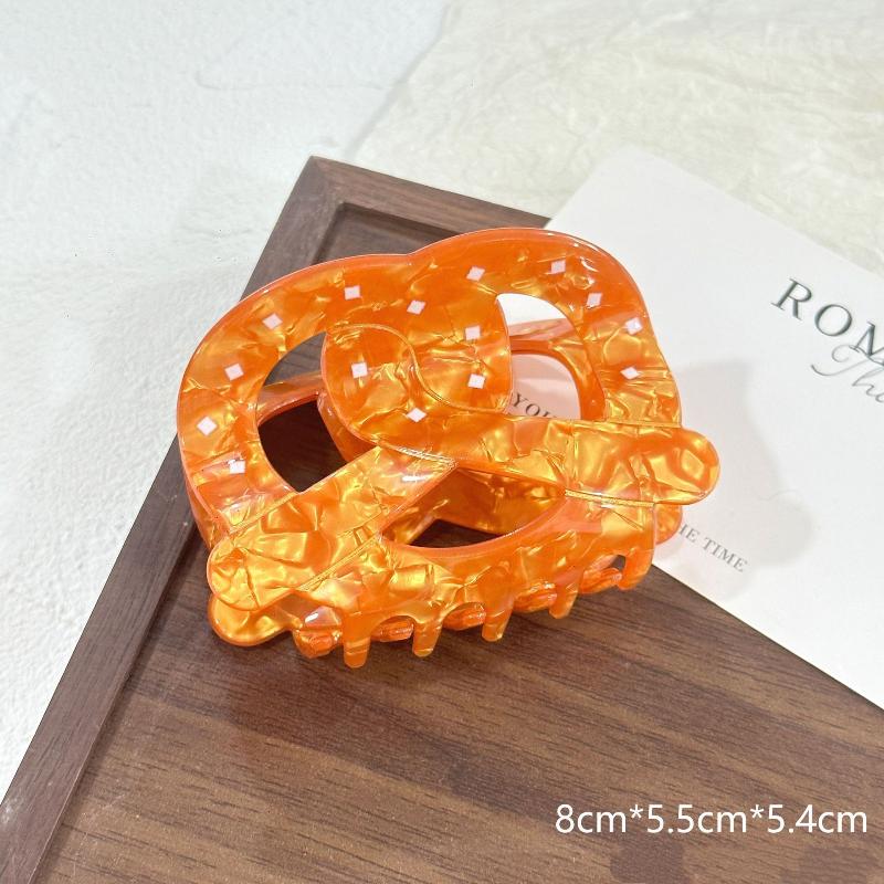 Croissant Brezel Haarklammer Simuliertes Essen Acryl Haarspangen Haaraccessoires Für Frauen Mädchen Geschenk