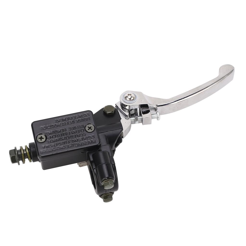 Right Brake Master Cylinder Lever 22mm Rustproof Universal Handlebar Brake Lever for 50cc To 250cc Dirt Pit Bikes