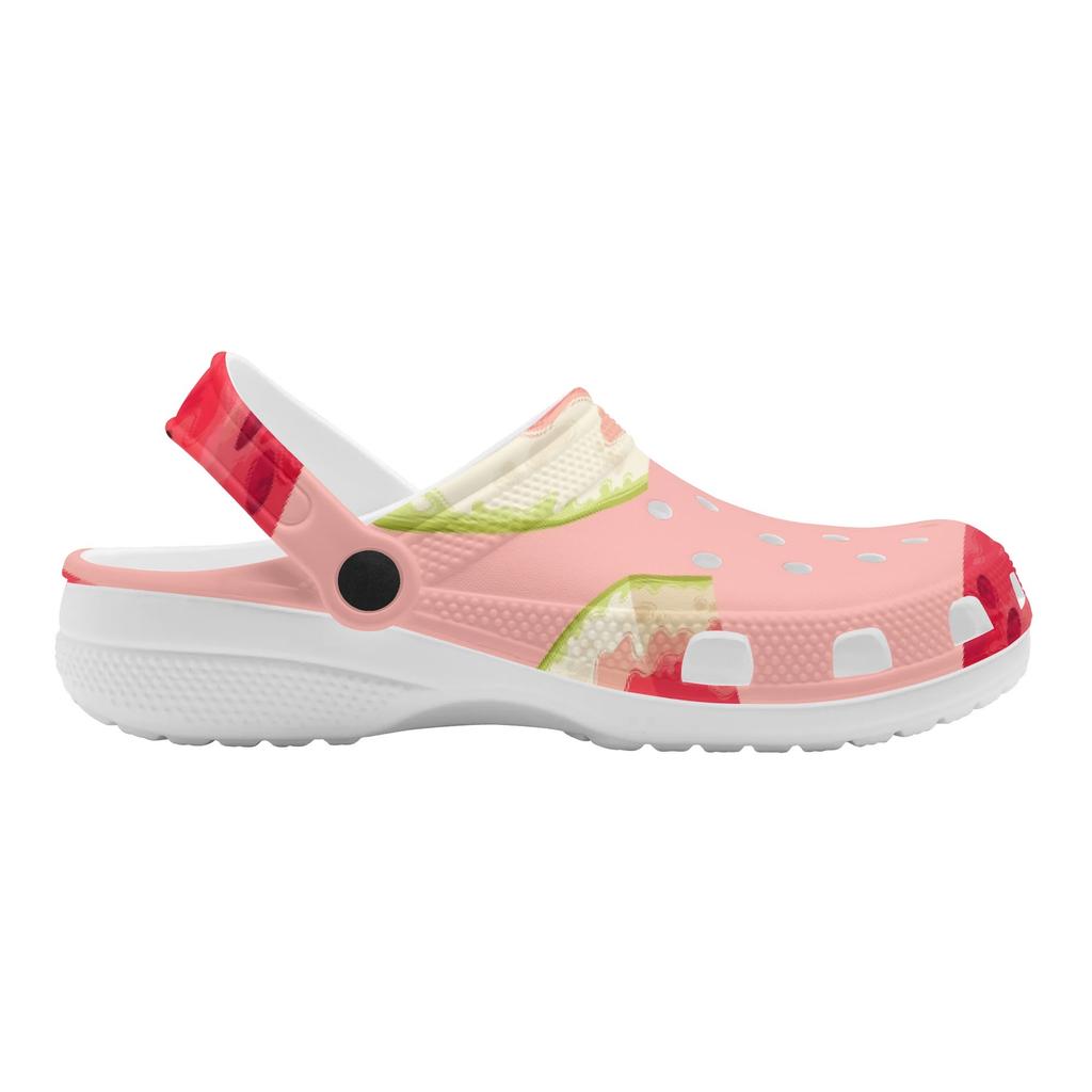 Graphic Printed EVA Clogs Women Men Flexible Lightweight Slip On Summer Sandals Casual Shoes Soft Footwear Easy Daily Wear
