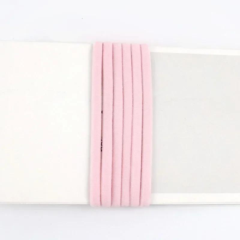 5/10/20Meters Elastic Band 3/5mm Colored Polyamide Rope Decor Rubber Tape Oil Core Hair Ring Stretch Ropes Sewing Accessories