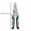 Wire Stripping Pliers Multi-Function Electrician Tool With Crimping Cutting and Wrench Features Foldable Design for Easy Storage