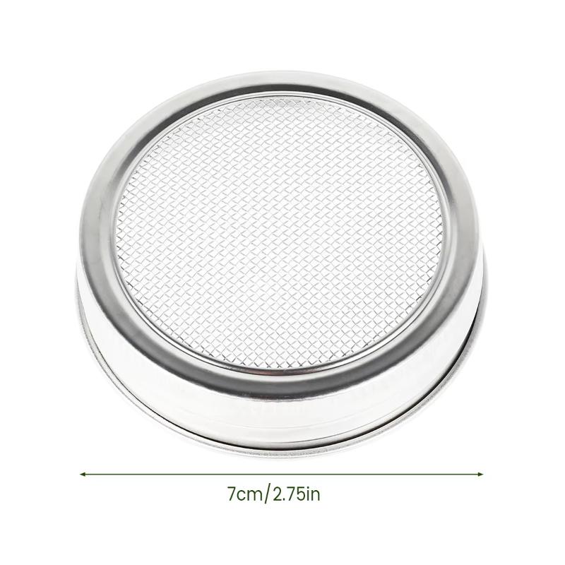 Seed Sprouting Jar Kit Wide Mouth Durable Glass Sprout Grower with Stainless Steel Screen for Easy Filling and Rinsing at Home