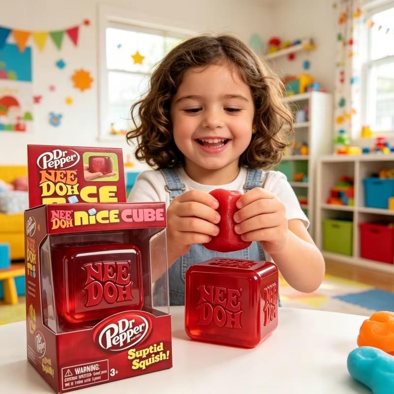 2026 New Needoh Nice Cube Suptid Squish Sensory Squeeze Toys , Creative Soft And Non Stick Hand Squeeze Toys Gift