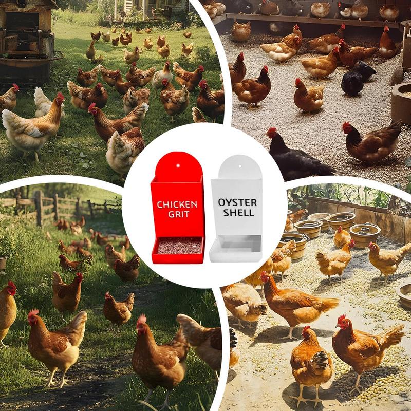 Chicken Feeders No Waste Chicken Feeder Trough Weatherproof Coop Trough For Farm Backyard Outdoor Indoor Livestock Care