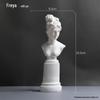 David Head Bust: Plaster Sculpture for Art Students & Teaching Aids