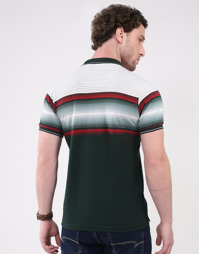 Monte Carlo Men's Collar Half Sleeve T-Shirt